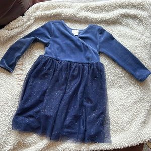 Hanna Andersson velour twirl dress